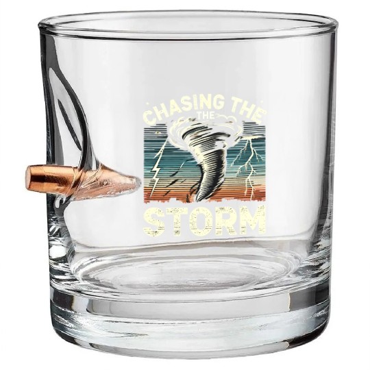 Tornado Chasing Adventures: Embrace Nature's Fury Bullet Whiskey Glasses