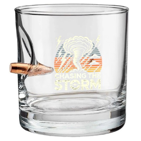 Tornado Chasing Adventures: Embrace Nature's Fury Bullet Whiskey Glasses