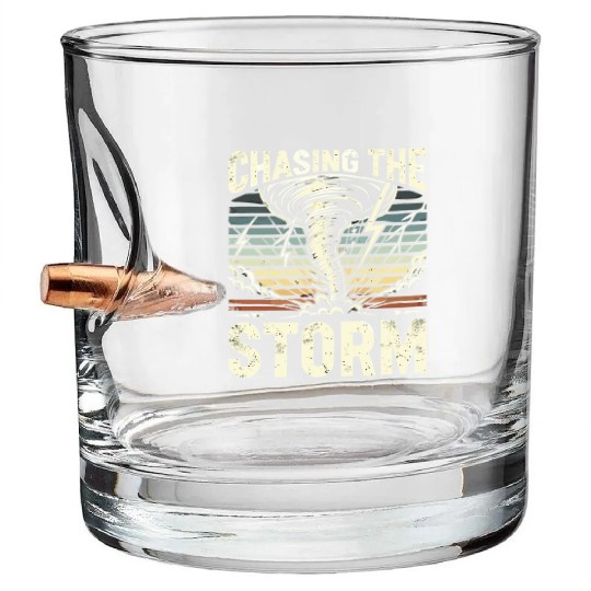 Tornado Chasing Adventures: Embrace Nature's Fury Bullet Whiskey Glasses