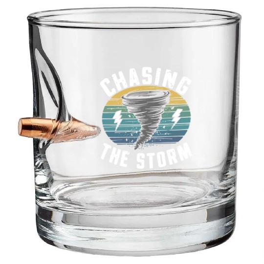 Tornado Chasing Adventures: Embrace Nature's Fury Bullet Whiskey Glasses