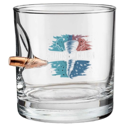 Tornado Chasing Adventures: Embrace Nature's Fury Bullet Whiskey Glasses