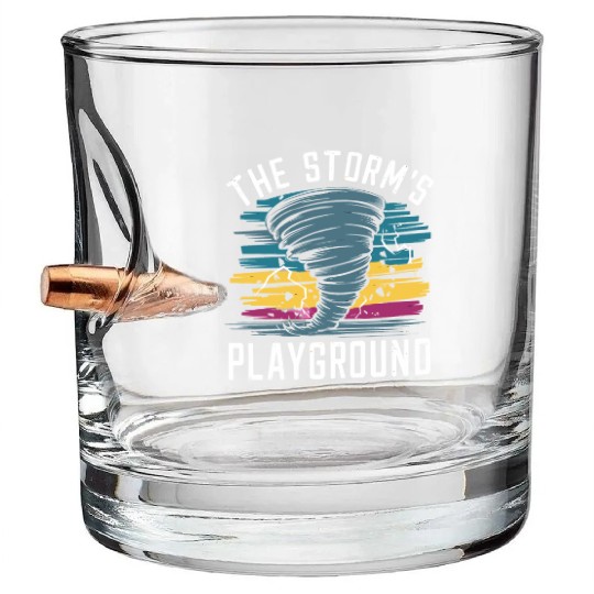 Tornado Chasing Adventures: Embrace Nature's Fury Bullet Whiskey Glasses