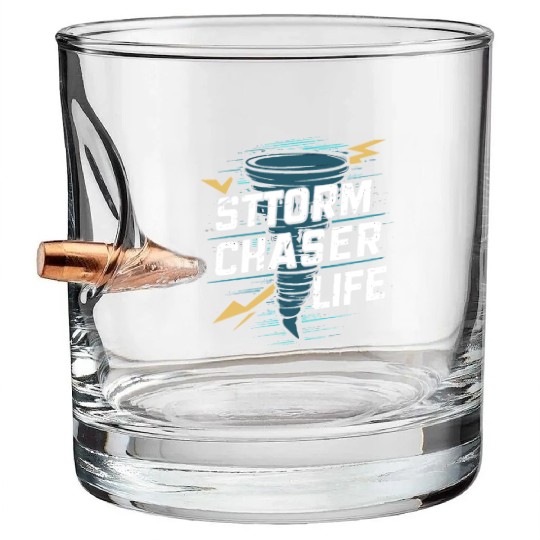 Tornado Chasing Adventures: Embrace Nature's Fury Bullet Whiskey Glasses