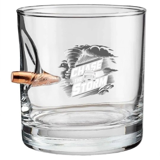 Tornado Chasing Adventures: Embrace Nature's Fury Bullet Whiskey Glasses