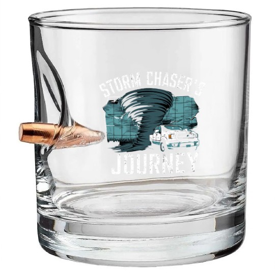 Tornado Chasing Adventures: Embrace Nature's Fury Bullet Whiskey Glasses