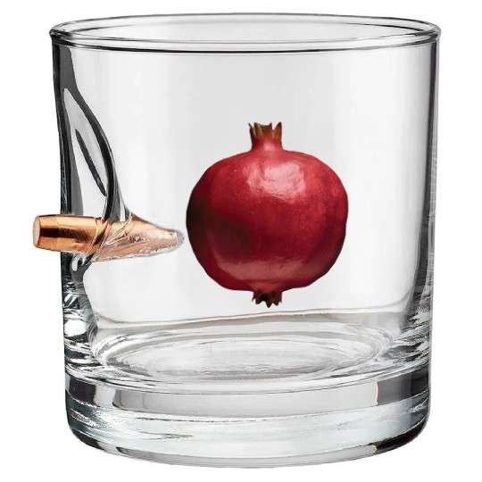 Pomegranate Realistic Bullet Whiskey Glasses