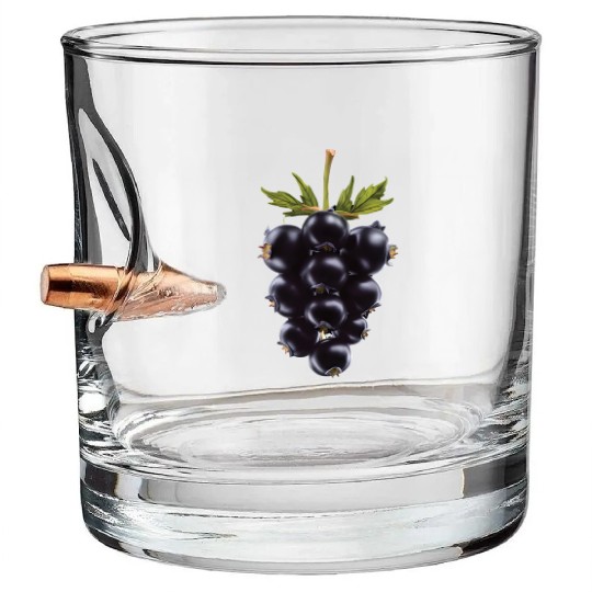 Blackberry Realistic Bullet Whiskey Glasses