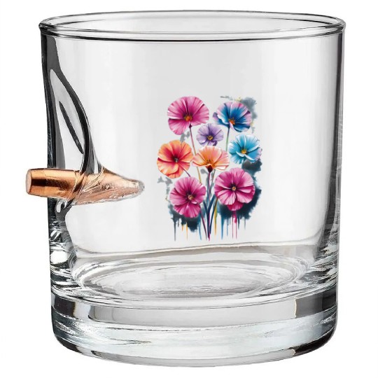 Bullet Whiskey Glasses Floral Doux et Léger – Confort et Style