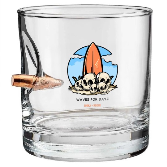WAVES FOR DAYZ ONIKA + ROGUE Bullet Whiskey Glasses