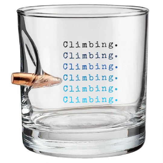 Classic climbing Bullet Whiskey Glasses bouldering vintage retro