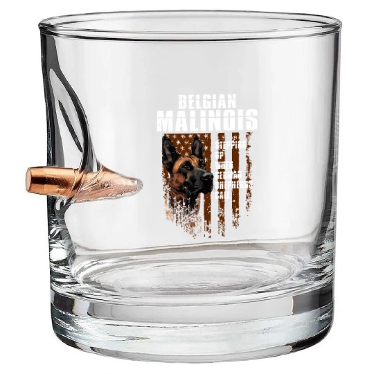 BELGIAN MALINOIS STEPPING UP WHEN SHEPHERDS CALL Bullet Whiskey Glasses