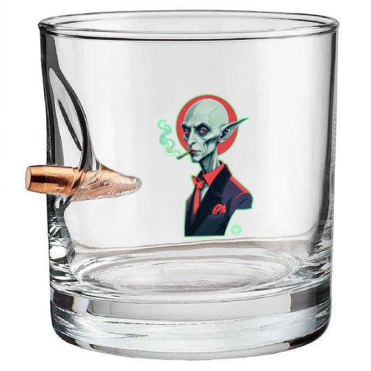 NOSFERATU WEED Bullet Whiskey Glasses