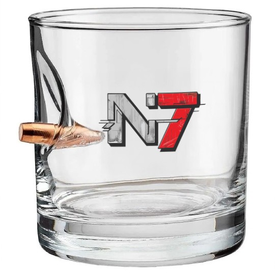 Mass Effect N7 Essential Bullet Whiskey Glasses