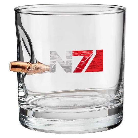 Mass Effect N7 Essential Bullet Whiskey Glasses