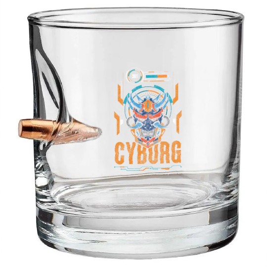 Cyberpunk Fantasy Synthwave Japan Bullet Whiskey Glasses