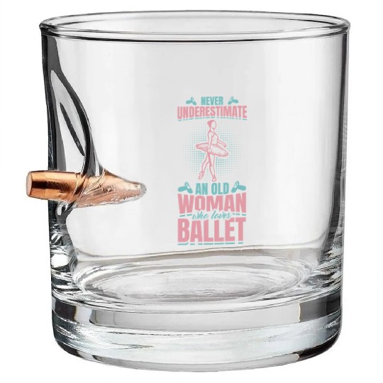 Ballet Grandmother Bullet Whiskey Glasses