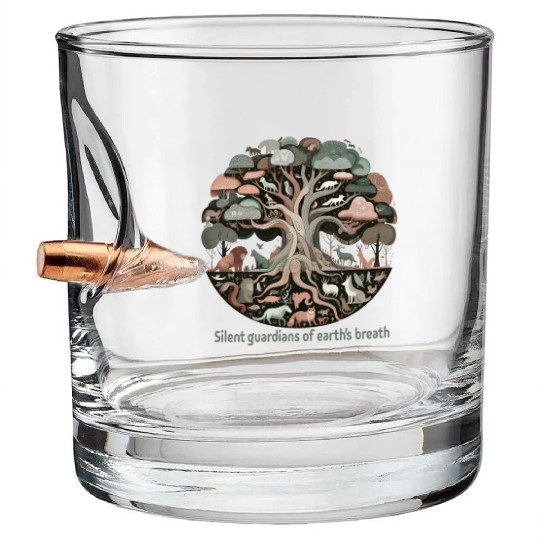 Giant Tree of life Bullet Whiskey Glasses