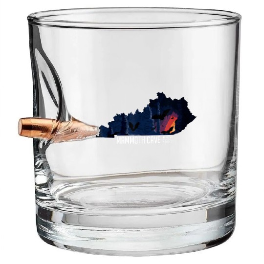 Mammoth National Kentucky Souvenir Bullet Whiskey Glasses