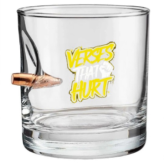 Epic Lyrical Battle of the Titans: Hip Hop Rap Bullet Whiskey Glasses