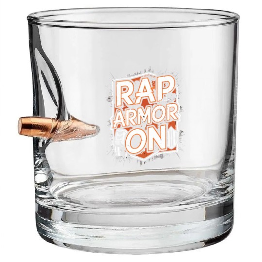Epic Lyrical Battle of the Titans: Hip Hop Rap Bullet Whiskey Glasses