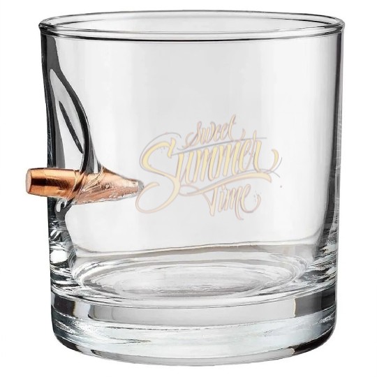 Sweet Summer Time Bullet Whiskey Glasses