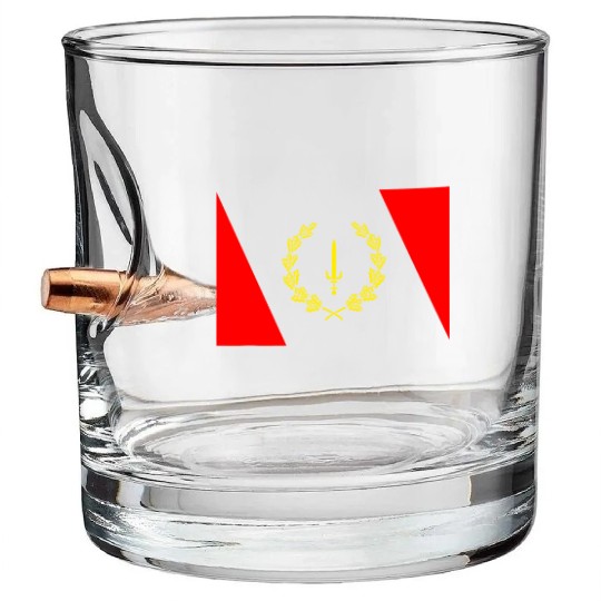 African American Heritage Flag 1967 Black History Bullet Whiskey Glasses