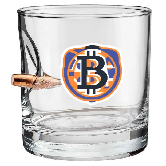 Bitcoin: The Symbol of the Digital Revolution Bullet Whiskey Glasses