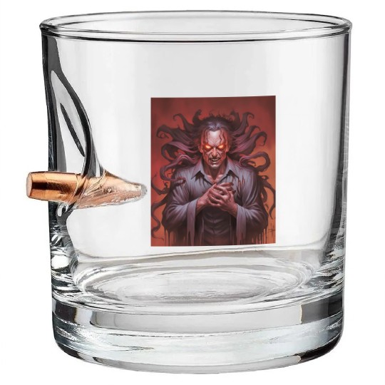 Halloween Night, Trick or Treat, Fright Night Bullet Whiskey Glasses
