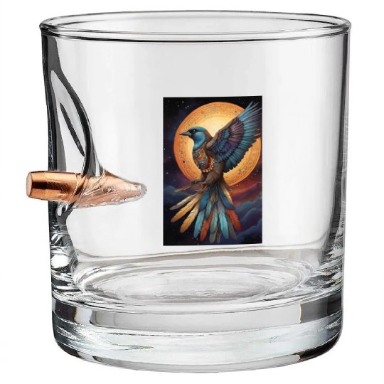 Bird of paradise Bullet Whiskey Glasses