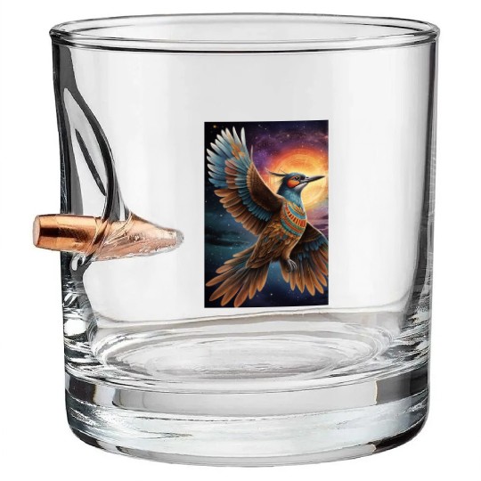 Bird of paradise Bullet Whiskey Glasses