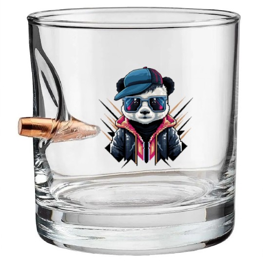 Baby Panda Bullet Whiskey Glasses
