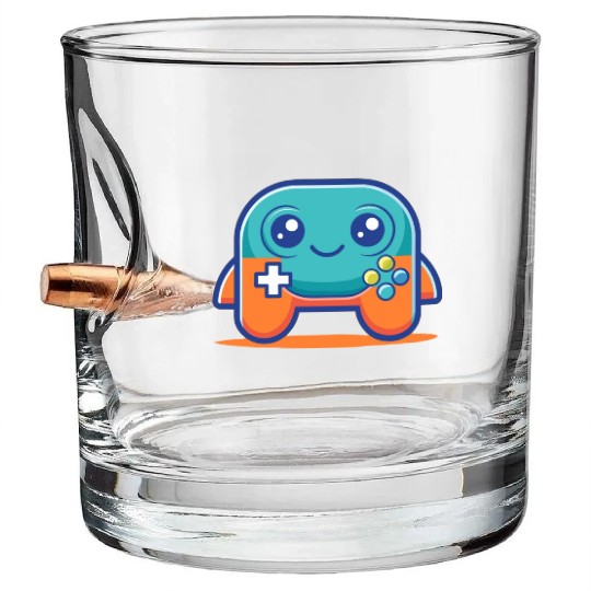 Chibi Controller Bullet Whiskey Glasses