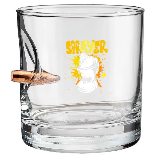 Urban Style Painting Bullet Whiskey Glasses