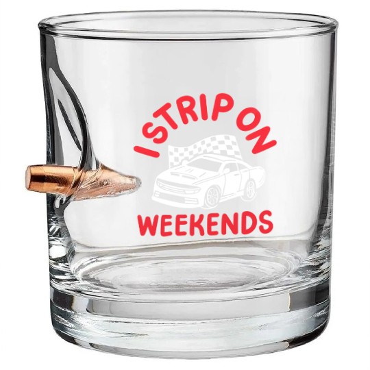 Drag Racing Race Car Drag Racer Bullet Whiskey Glasses