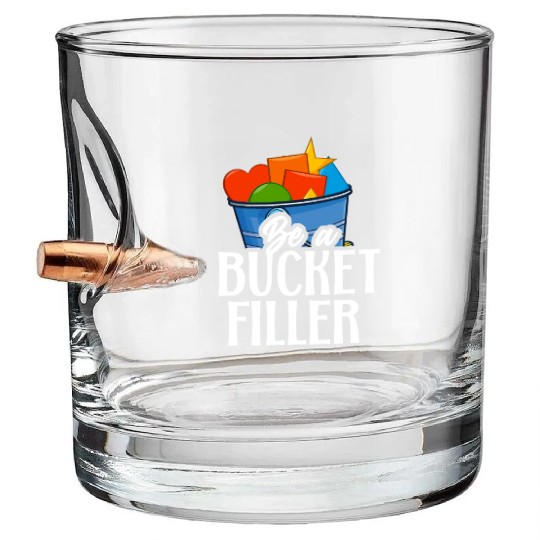 School Counselor Be A Bucket Bullet Whiskey Glasses