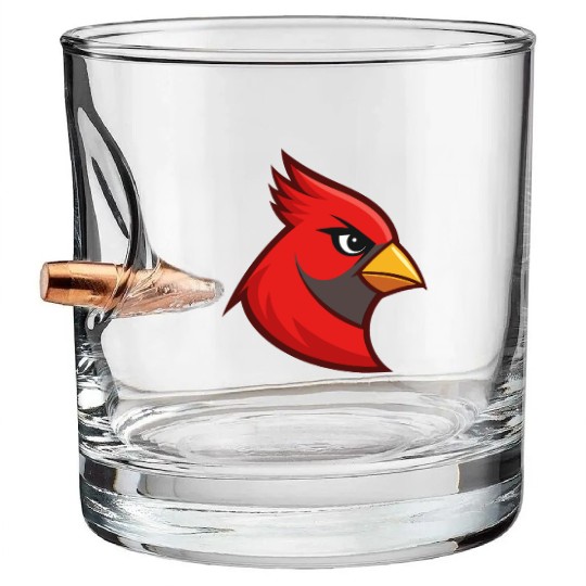 Cardinal Head for Bullet Whiskey Glasses