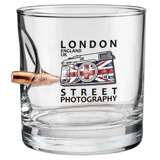 London Street Photography Bullet Whiskey Glasses