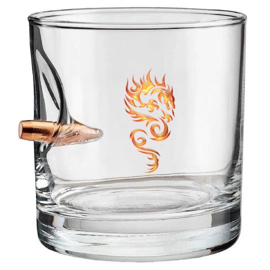Golden Dragon Bullet Whiskey Glasses
