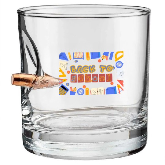 back to school Bullet Whiskey Glasses