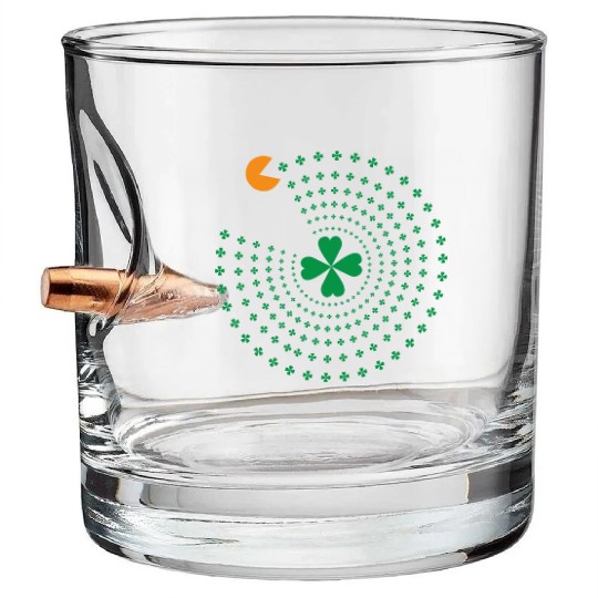 St Patrick Pacman Bullet Whiskey Glasses