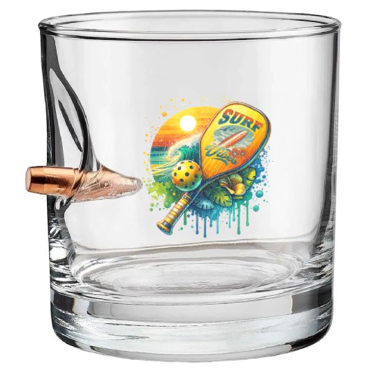 Surf Vibes Bullet Whiskey Glasses