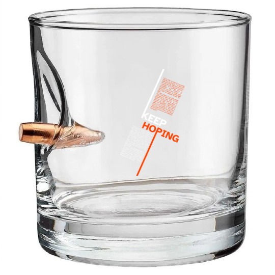 Hopeful Horizons Bullet Whiskey Glasses