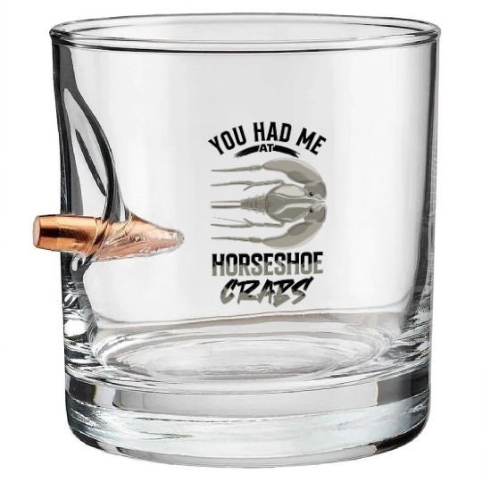 Horseshoe Crab Bullet Whiskey Glasses