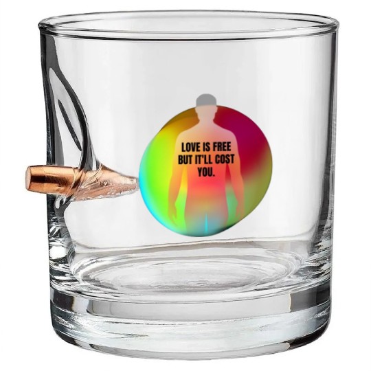 Black Neon Green Red Spiritual Chakra Bullet Whiskey Glasses