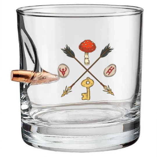 paganisem witchcraft Bullet Whiskey Glasses