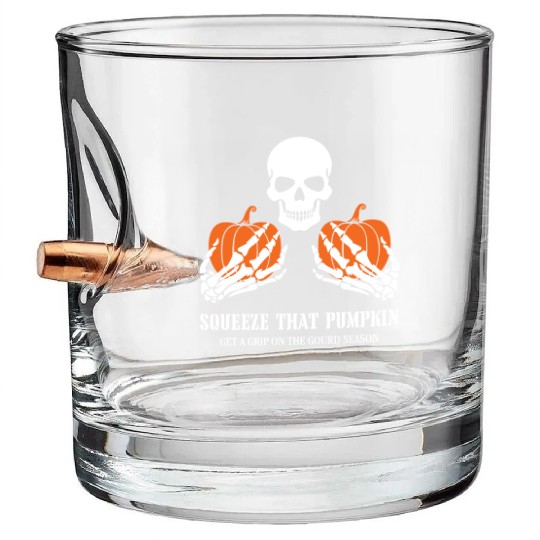 Hug your chest Halloween Bullet Whiskey Glasses