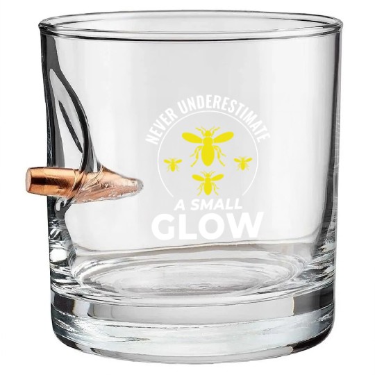 Fireflies Firefly Lightning Bug Insect Collector Bullet Whiskey Glasses