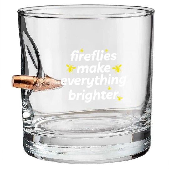 Fireflies Firefly Lightning Bug Insect Collector Bullet Whiskey Glasses