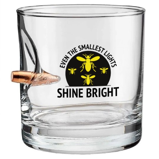 Fireflies Firefly Lightning Bug Insect Collector Bullet Whiskey Glasses