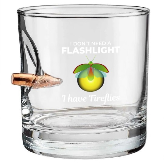 Fireflies Firefly Lightning Bug Insect Collector Bullet Whiskey Glasses